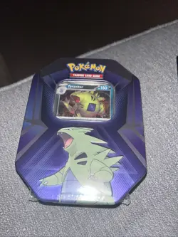 Pokemon TCG: Triple Whammy Tyranitar Collector's Tin - Sealed - Brand New - Image 1