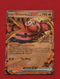 Pokemon TCG Card Oricorio EX 018/094 - Phantasmal Flames *Mint Pack fresh* - Image 1