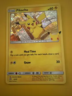 McDonald's Pikachu Holo Pokemon Card 25th Anniversary Promos #025/025 (NM) - Image 1