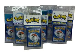 Pokemon TCG 10 Card Mystery Packs Lot Of 8 - 3 Bros And A Card Shop - Sealed New - Image 1