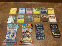 Pokemon Card Lot Sealed Packs and NWOT - Image 1