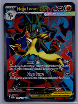 Pokemon TCG Mega Lucario EX 160/132 Ultra Rare Holo NM Mega Evolutions Full Art - Image 1