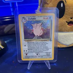 Clefable NM Unlimited Jungle 1/64 Pokemon TCG Holo - Image 1