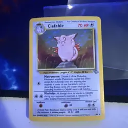 Clefable NM Unlimited Jungle 1/64 Pokemon TCG Holo - Image 3