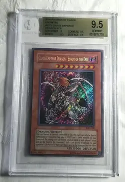 Yu-Gi-Oh! TGC IOC-000 Chaos Emperor Dragon-Envoy of the End PSA 9.5 Gem Mint Unl - Image 1