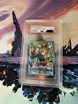 PSA 9 Yugioh LOB 1st edition 2002 SEALED Foil Pack - Image 3