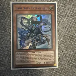 Yugioh Sage With Eyes Of Blue LDS2-EN011 Ultra Rare (Blue text) Excellent cond - Image 1