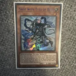 Yugioh Sage With Eyes Of Blue LDS2-EN011 Ultra Rare (Blue text) Excellent cond - Image 2