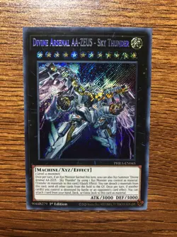Yugioh - Divine Arsenal AA-ZEUS - Sky Thunder PHRA-EN045 - Secret Rare - NM - Image 1