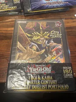 Konami Yu-Gi-Oh! 9-Pocket Duelist Portfolio - YUGI & KAIBA QUARTER CENTURY - Image 1