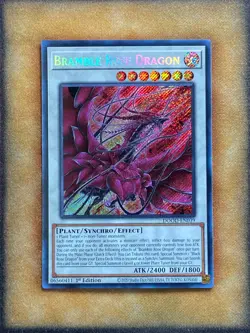 Yugioh Bramble Rose Dragon DOOD-EN039 Secret Rare 1st Ed NM - Image 1