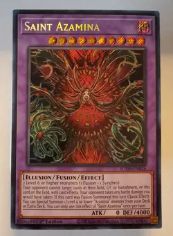Yu-Gi-Oh! Saint Azamina SUDA-EN036 Supreme Darkness 1st Edition NM - Image 1