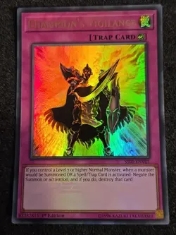 Yugioh! Champion's Vigilance - SS02-ENV01 - Ultra Rare - 1st Edition Near Mint, - Image 1