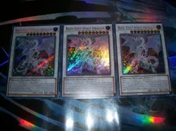 3x Blue-Eyes Spirit Dragon 1st Edition Secret Rare RA02-EN030 Yu-Gi-Oh! - Image 1