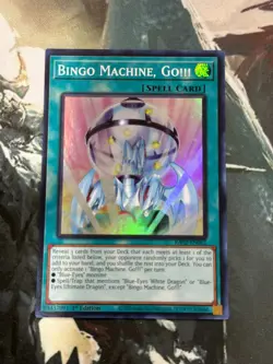 Yugioh Bingo Machine, Go!!! Super Rare RA02 - Image 1