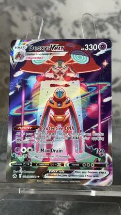 Deoxys VMAX GG45/GG70 Crown Zenith Holo Pokemon Card - Near Mint - UK - Image 1
