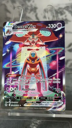 Deoxys VMAX GG45/GG70 Crown Zenith Holo Pokemon Card - Near Mint - UK - Image 2
