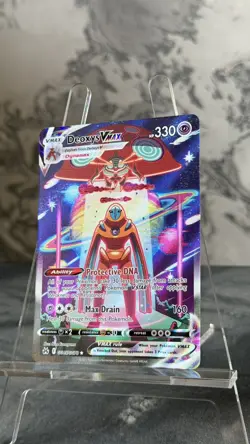 Deoxys VMAX GG45/GG70 Crown Zenith Holo Pokemon Card - Near Mint - UK - Image 5