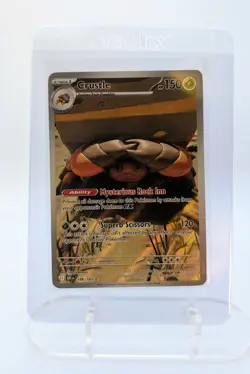 Pokemon TCG Crustle Destined Rivals Full Art Card 186/182 Near Mint - Image 1