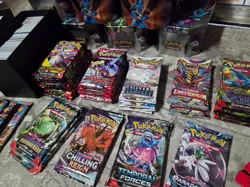 pokemon cards / house clearance find. lots of packs - Image 4