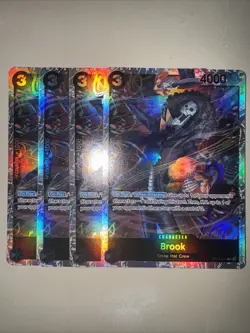 Brook EB01-046 SR X4 Playset PRB-02 One Piece Card Game TCG CCG English - Image 1