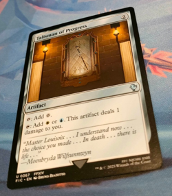 Talisman of Progress - Final Fantasy Commander - Uncommon - NM (see pics) MTG - Image 3