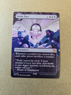 Grave pact - Borderless - English - MTG WOT 0029 - Image 1