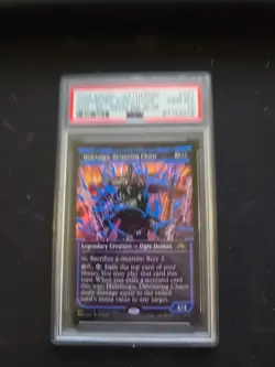 Hidetsugu, Devouring Chaos (Neon Blue) Kamigawa: Neon Dynasty Foil - Image 1