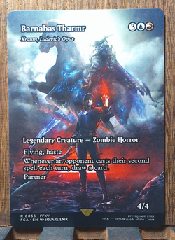MTG Barnabas Tharmr - Kraum, Ludevic's Opus (Showcase) Final Fantasy NEAR MINT.. - Image 1
