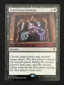 1x MTG Cruel Entertainment - Commander 2016 (C16) #11 - Magic the Gathering - Image 1