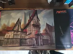 MTG Ultra Pro OMA Gavony Township Playmat 2017 Signed By Artist - Image 1