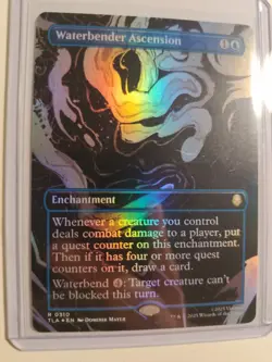 Foil Waterbender Ascension 0310 Mtg (Borderless) Avatar TLA NM - Image 1