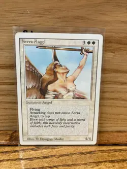 Serra Angel Magic the Gathering Revised Edition Uncommon - Image 1