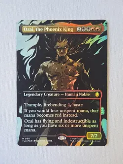 Ozai, The Phoenix King (Borderless) (FOIL) UB: Avatar: the Last Airbender LP - Image 1