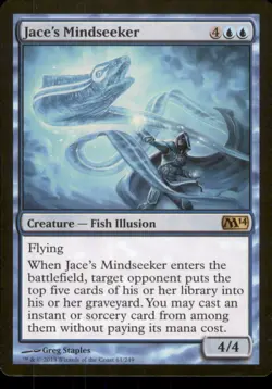 MTG - Jace's Mindseeker Magic 2014 (M14) #61 Rare LP - Image 1