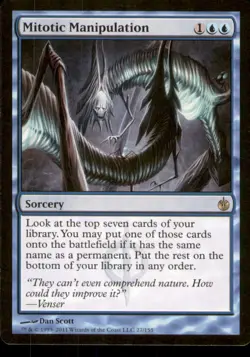 MTG - Mitotic Manipulation Mirrodin Besieged #27 Rare LP - Image 1