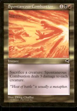 MTG - Spontaneous Combustion Tempest #273 Uncommon LP - Image 1