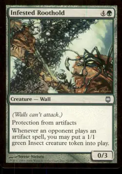 MTG - Infested Roothold Darksteel #76 Uncommon LP - Image 1