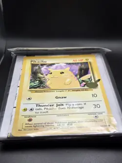 Pokemon 25th Anniversary First Partner Collectors Binder Jumbo Cards + Pikachu - Image 1