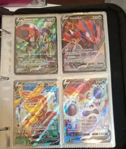 Pokemon V Card Binder - 120 Card Lot From Personal Collection All Cards NM 120+ - Image 1