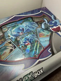 Pokemon TCG Palafin ex Box w 4 Booster Packs + 3 Promos Factory Sealed NEW - Image 3