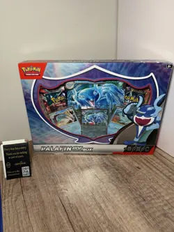 Pokemon TCG Palafin ex Box w 4 Booster Packs + 3 Promos Factory Sealed NEW - Image 4