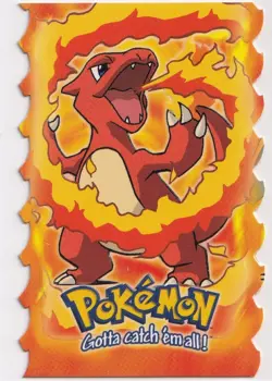 Pokemon Charmeleon #05 Die-Cut TOPPS Secret Rare Blue Logo No. E05/12 English - Image 1