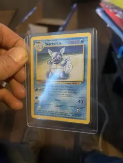 Pokemon TCG Wartortle Base Set Unlimited Mint PSA 8-10 Grading Candidate - Image 1