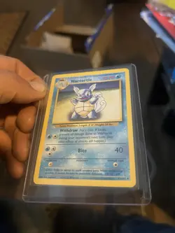 Pokemon TCG Wartortle Base Set Unlimited Mint PSA 8-10 Grading Candidate - Image 2
