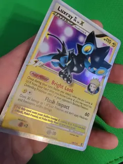 Pokemon TCG Luxray GL Lv.X 109/111 Rising Rivals Holo MP - Image 3