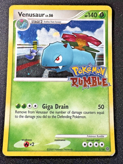 Venusaur 1/16 Pokemon Rumble Pokemon Card Holo Foil Rare HP - Image 1