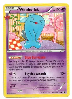 Pokemon Card: Wobbuffet RC11/RC32 XY Generations Radiant Collection Rare! EX - Image 1