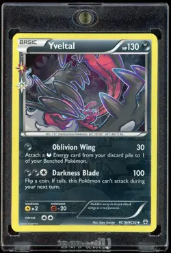 2016 Pokemon TCG XY Generations Radiant Collection Yveltal Holo Card #RC16/RC32 - Image 1