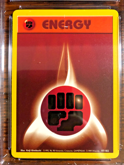 Fighting Energy #97 - CGC MINT 9 - 1999 WOTC Base Set Unlimited - Pokemon TCG - Image 2